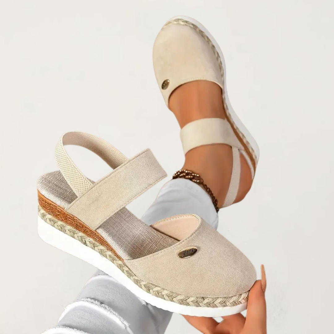 Women's Closed Toe Wide Fit Sandals | Ankle Strap