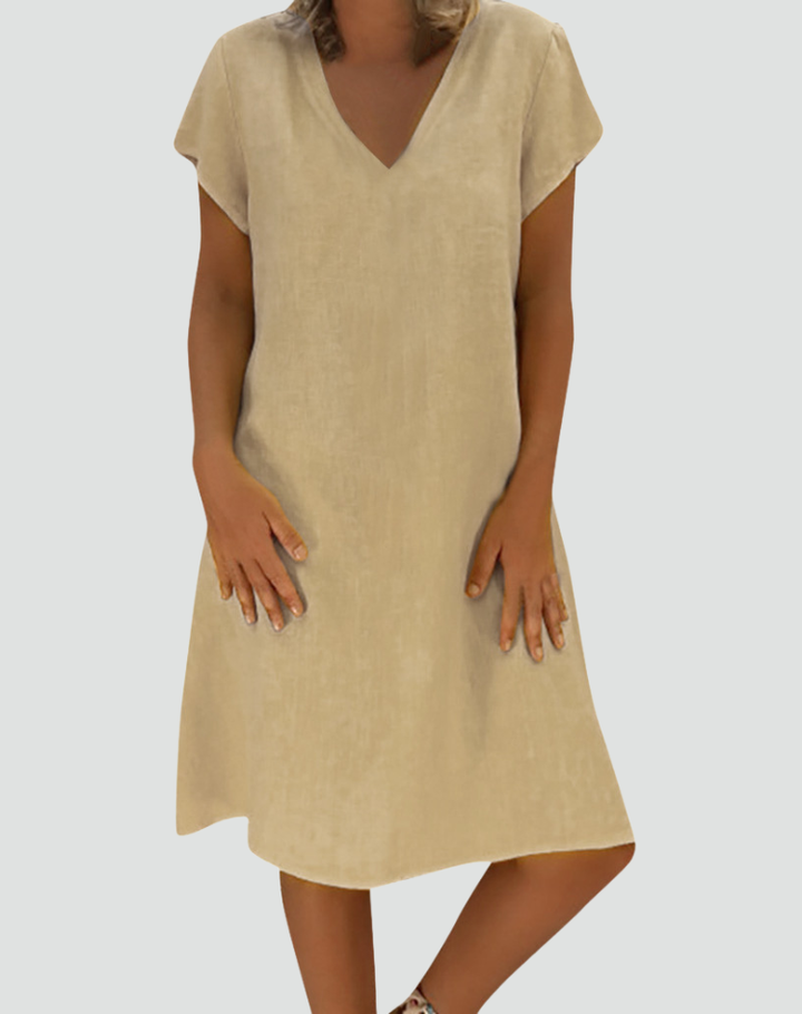 Women's Summer Loose Fit Dress | Midi