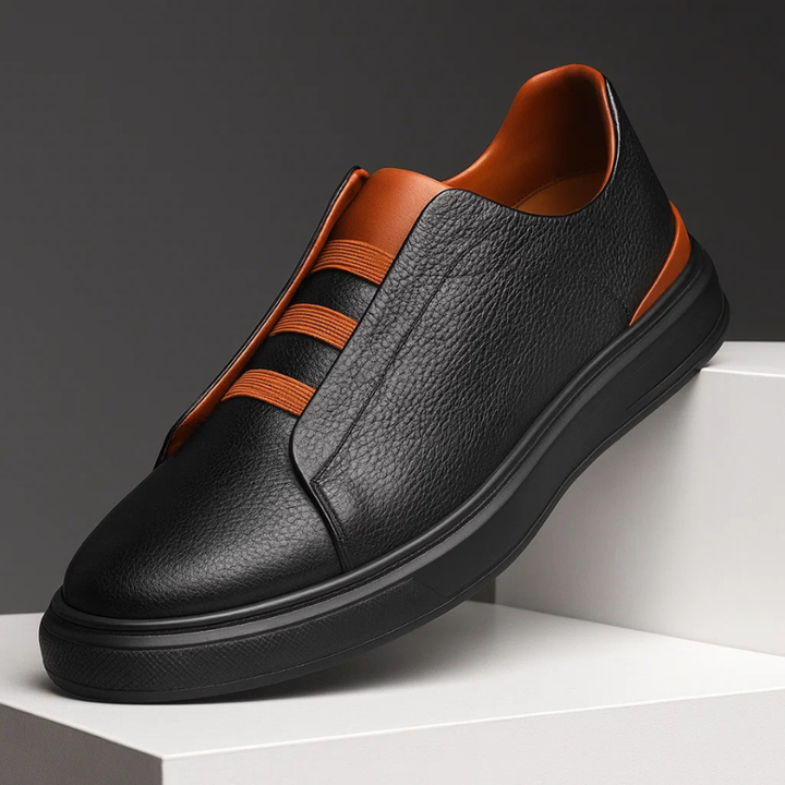 Men's Contrast Casual Sneakers | Lace Up