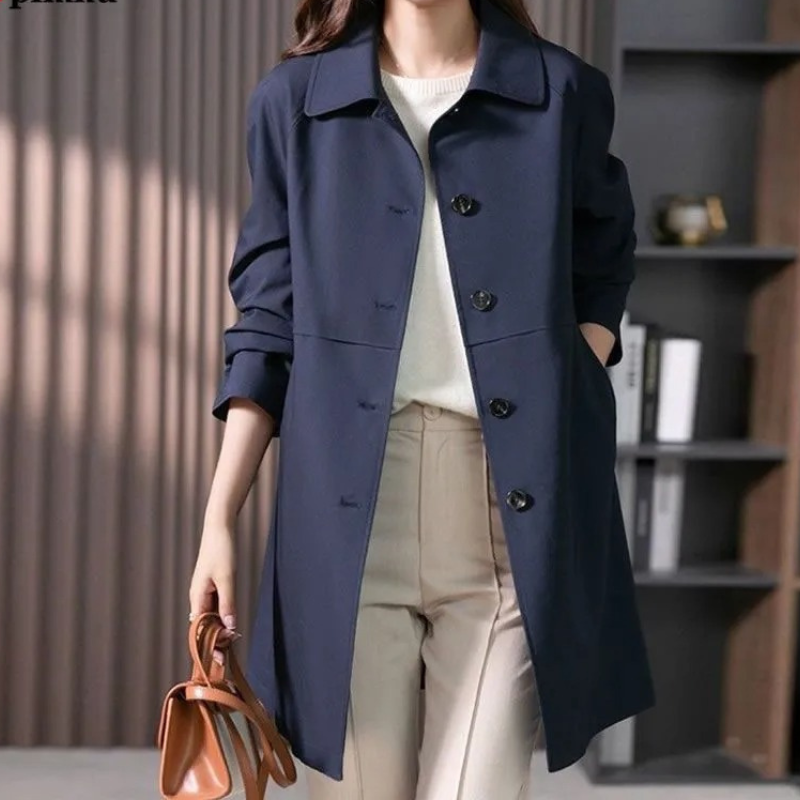 Women's Winter Trench Coat | Long