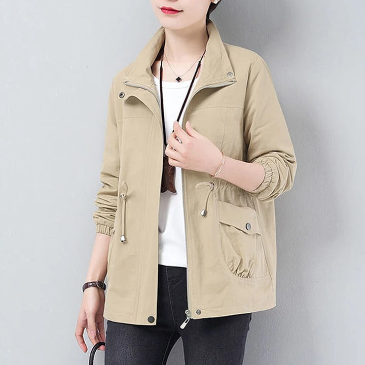 Women's Oversized Zip Up Winter Jacket | Collared