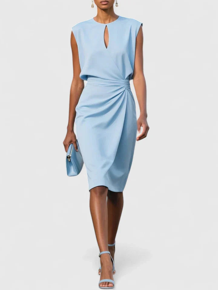 Women's Elegant Formal Sleeveless Dress | Midi