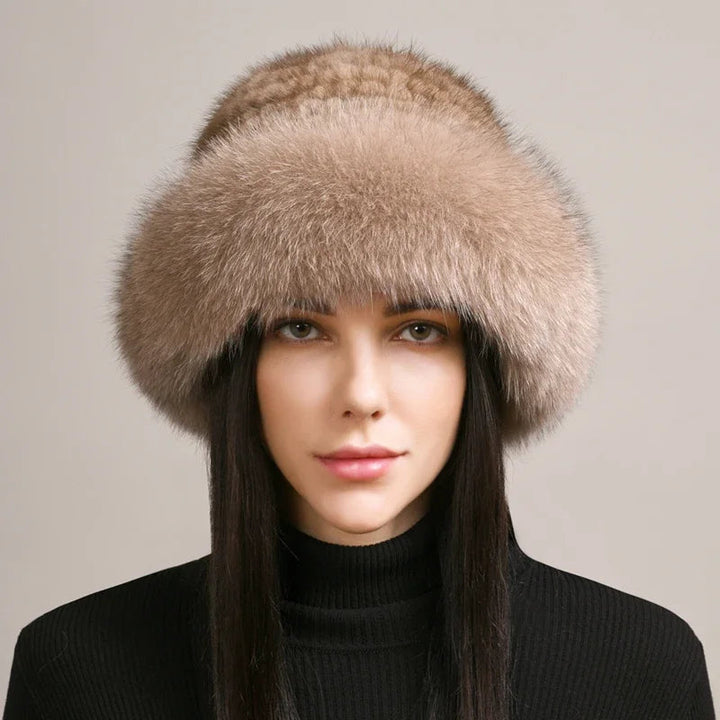 Women's Winter Russian Style Fur Hat | Warm