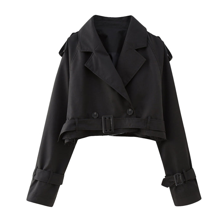Women's Belted Trench Jacket | Cropped