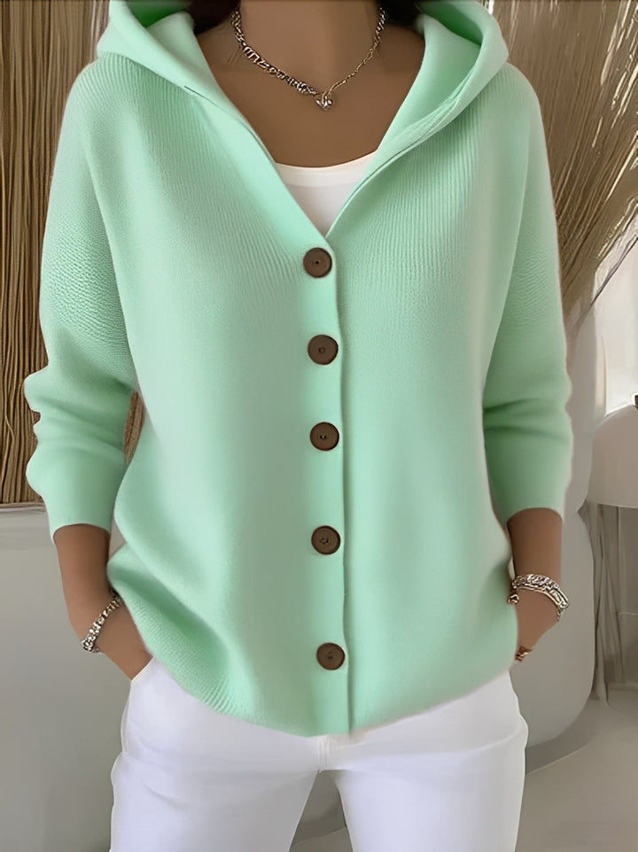 Women's Winter Knitted Cardigan | Button Front