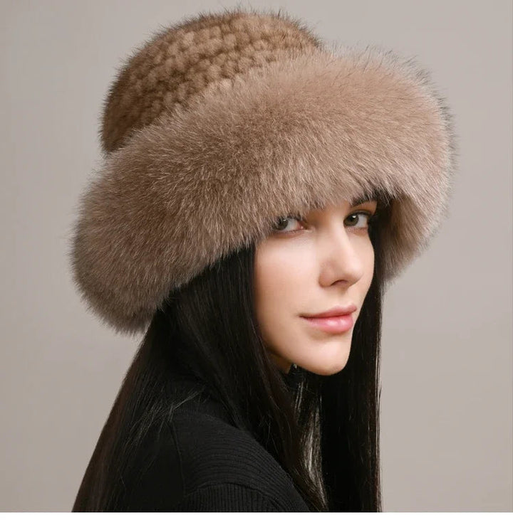 Women's Winter Russian Style Fur Hat | Warm