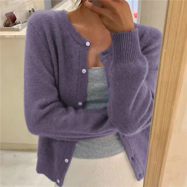 Women's Round Neck Cardigan | Stylish