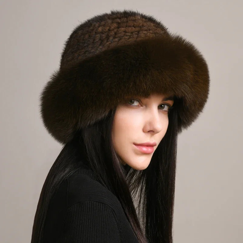 Women's Winter Russian Style Fur Hat | Warm