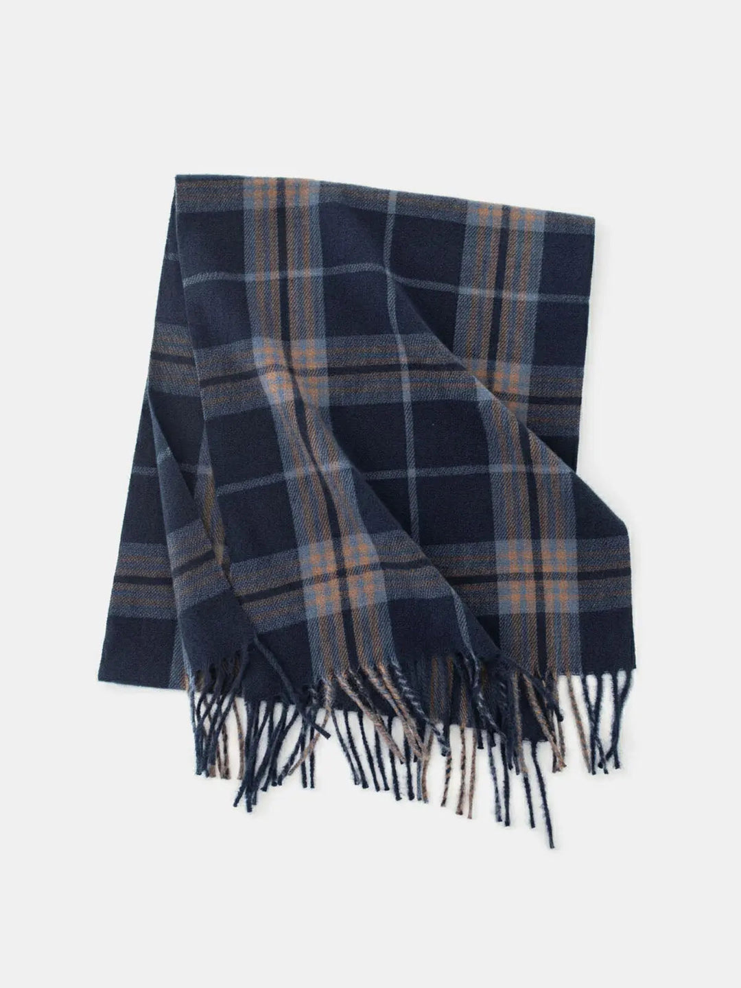 Women's Tartan Winter Scarf | Fringed