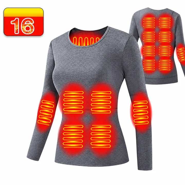 Unisex Electric Snowboarding Thermal Ski Underwear Set | Winter
