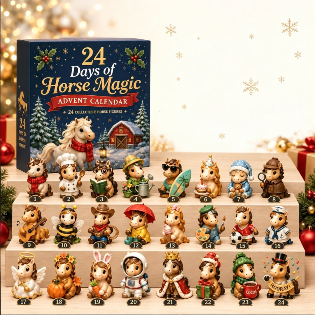 Mini Animal Advent Calendar With Sea Glass | Christmas
