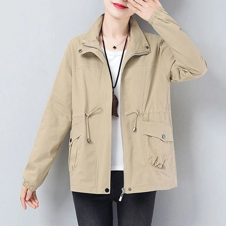 Women's Oversized Zip Up Winter Jacket | Collared