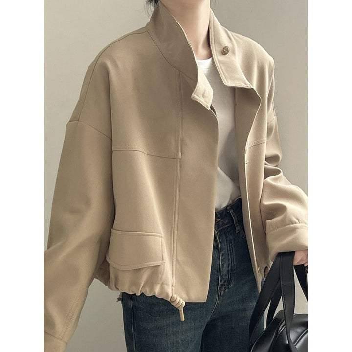 Women's Oversized Casual Jacket | Drawstring-Hem