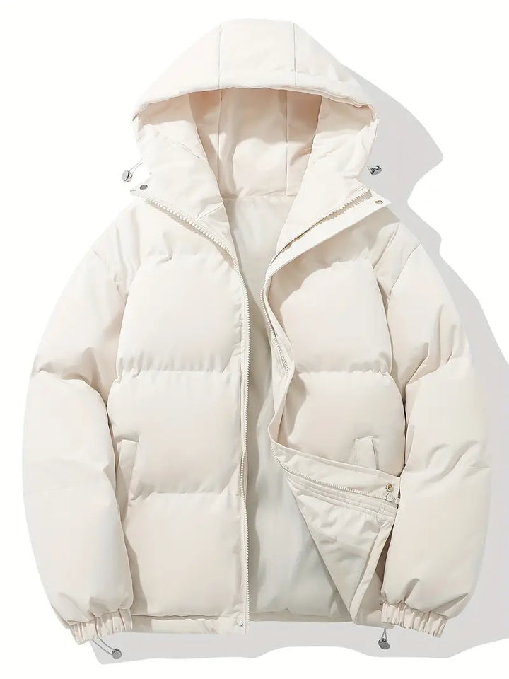 Women's Winter Zip Up Puffer Jacket | Hooded