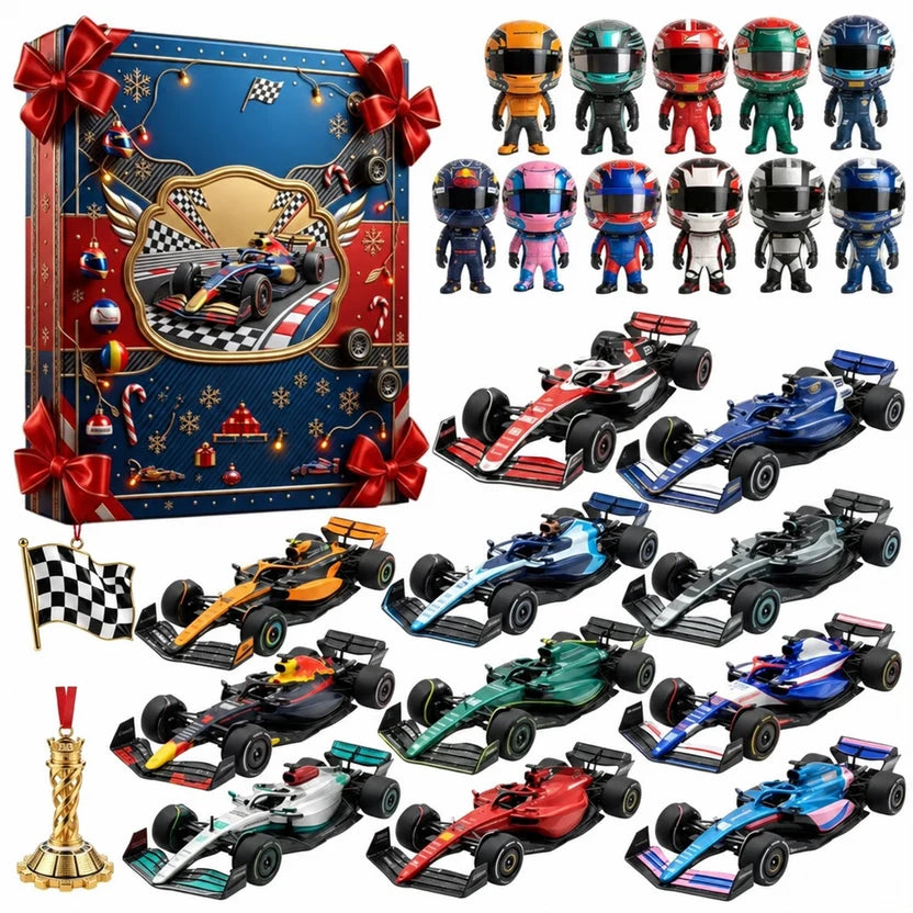 Christmas Sports Cars And Bikes Advent Calendar | 24 Days