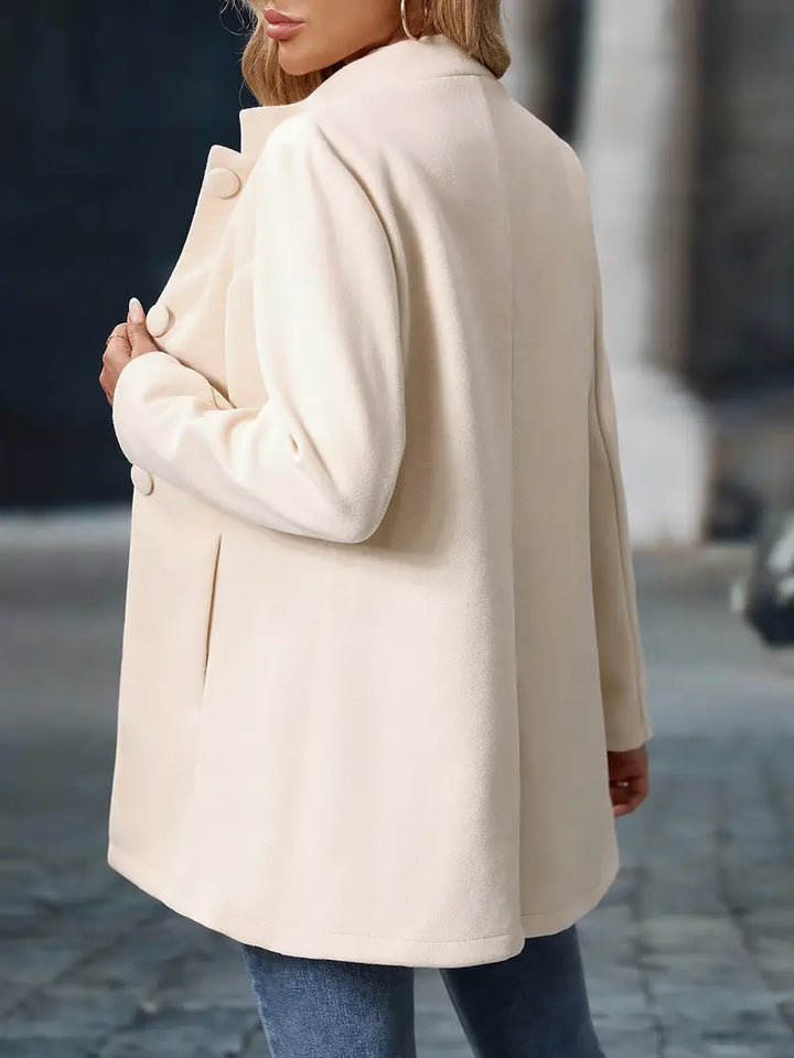 Women's Elegant Winter Coat | Buttons
