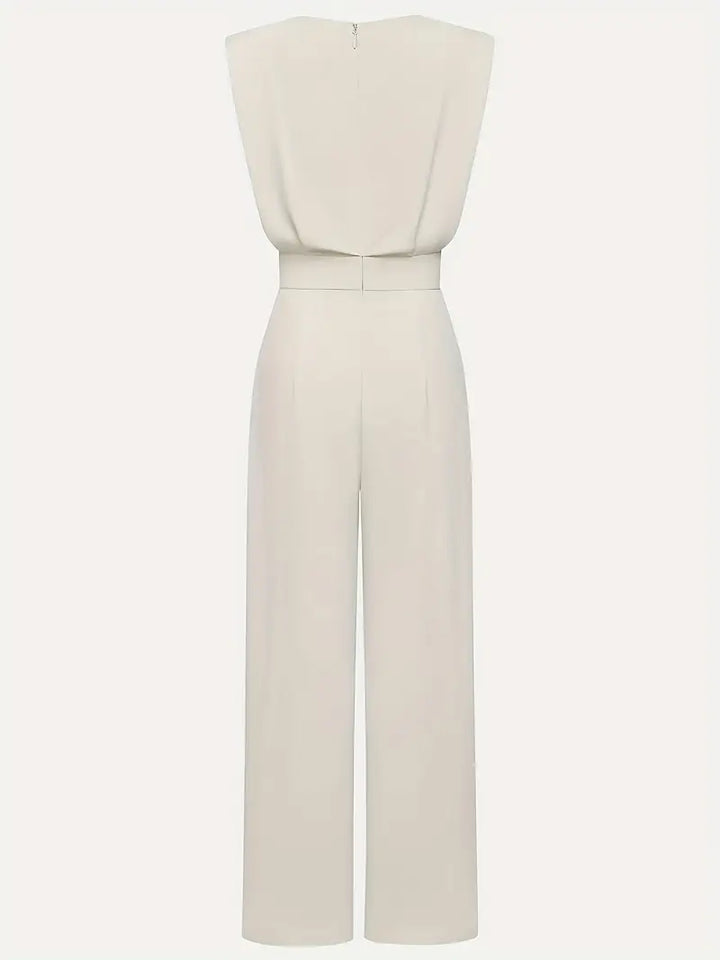 Women's Crew Neck Wide Leg Jumpsuit | Stylish
