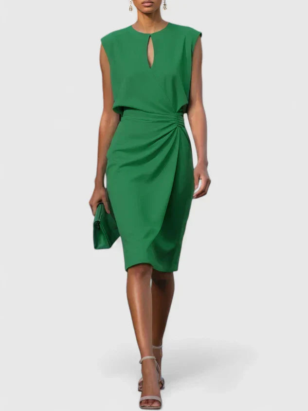 Women's Elegant Formal Sleeveless Dress | Midi