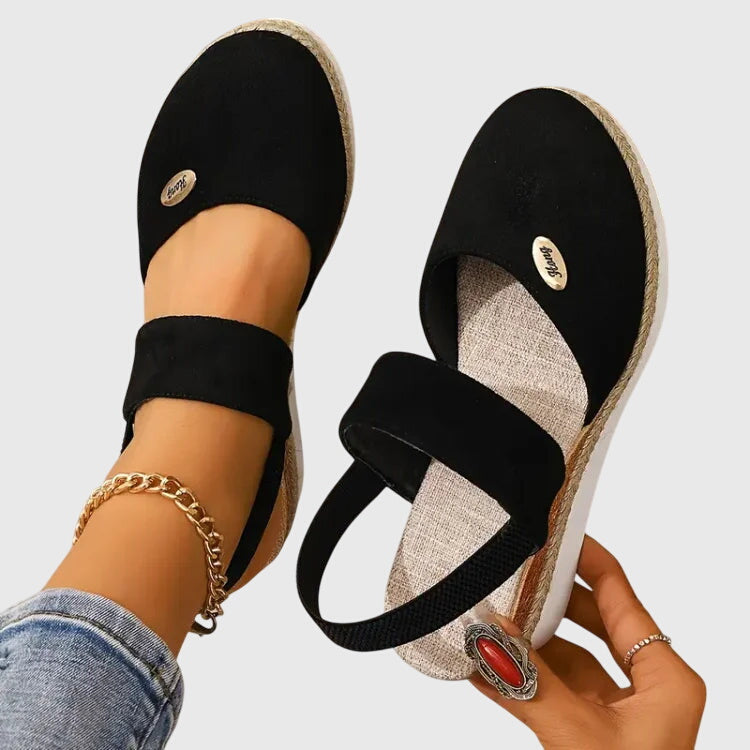Women's Closed Toe Wide Fit Sandals | Ankle Strap