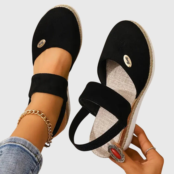 Women's Closed Toe Wide Fit Sandals | Ankle Strap