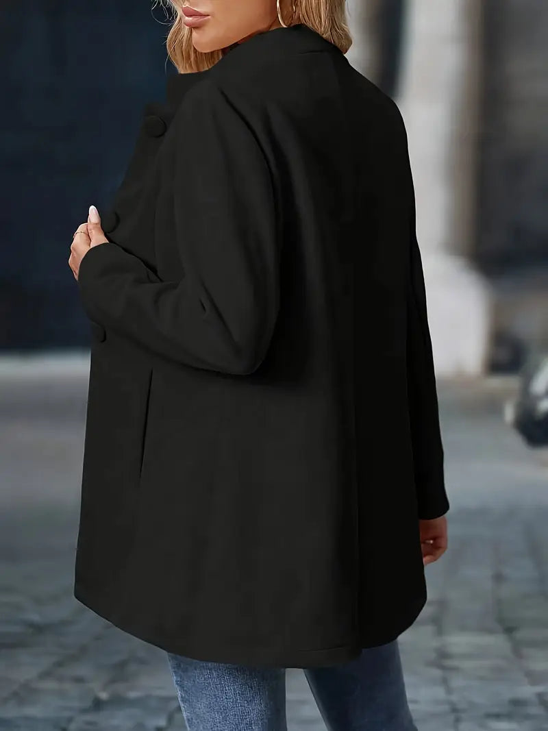 Women's Elegant Winter Coat | Buttons
