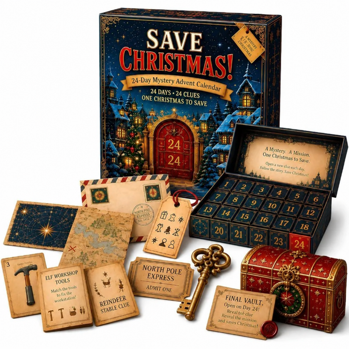 Christmas Mystery Puzzle Advent Calendar | 24 Days