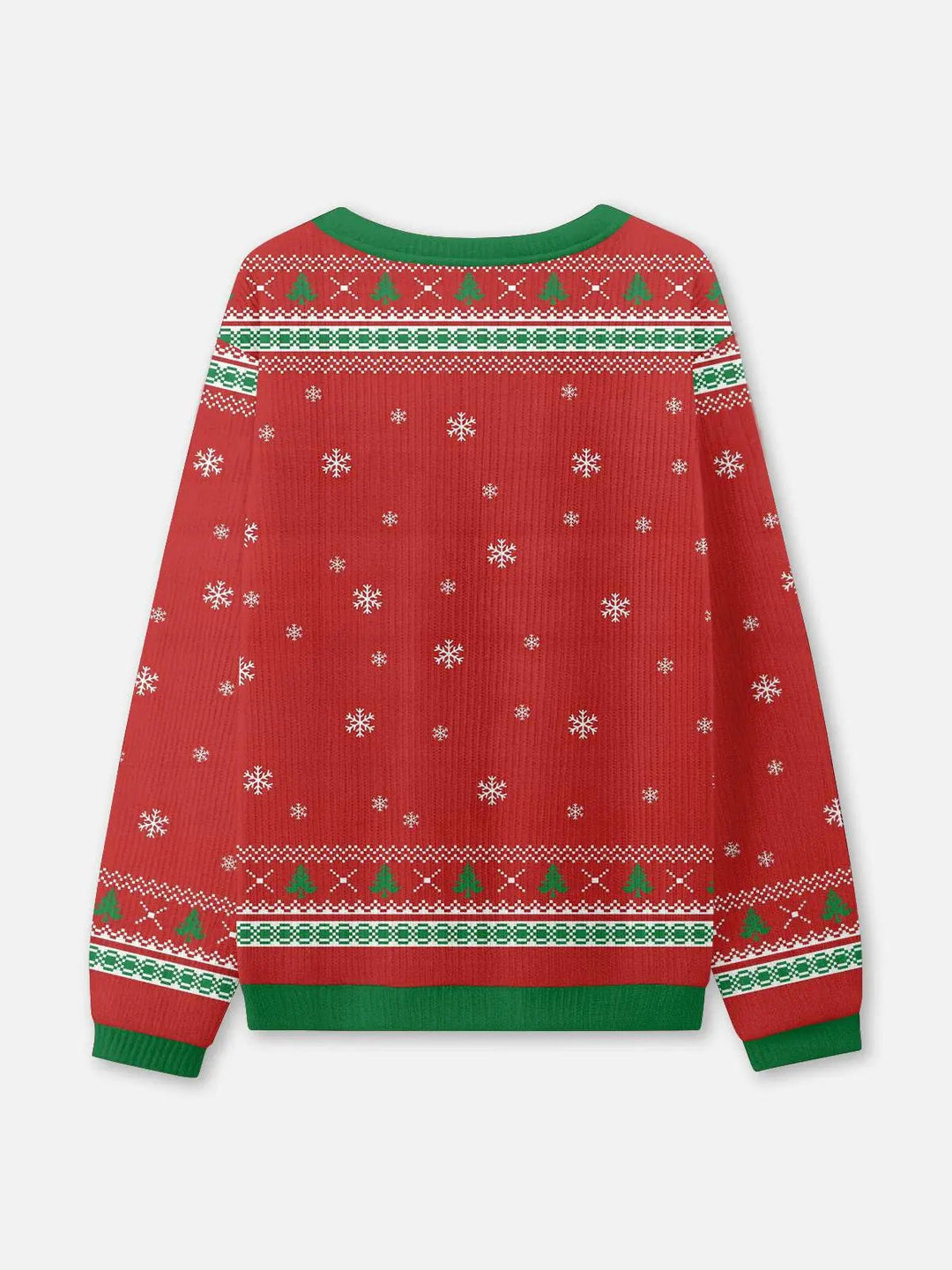 Unisex Round Neck Rib Christmas Knit Jumper | Winter