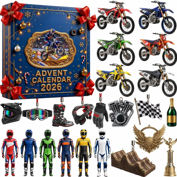 Christmas Sports Cars And Bikes Advent Calendar | 24 Days
