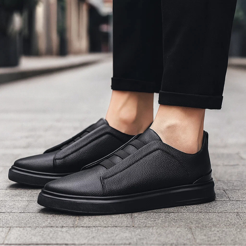 Men's Contrast Casual Sneakers | Lace Up