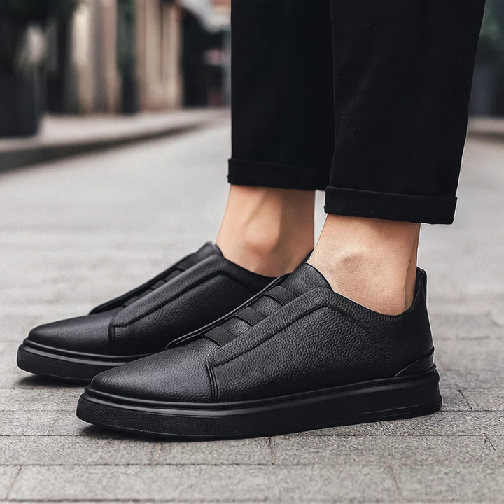 Men's Contrast Casual Sneakers | Lace Up