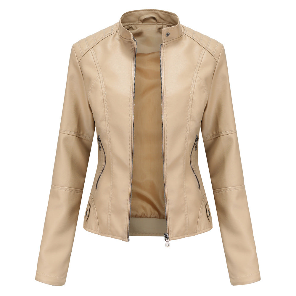 Women's Moto-Style Zip-Front Jacket | Casual