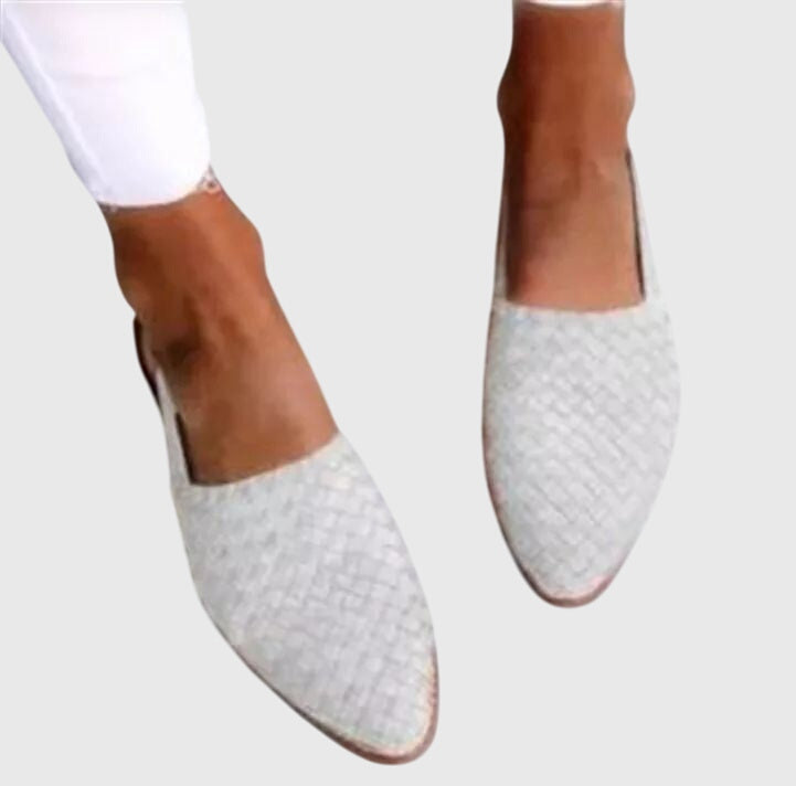 Women's Summer Woven Pattern Casual Sandals | Slingback