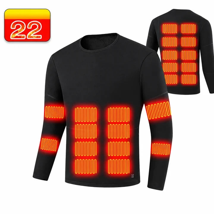 Unisex Electric Snowboarding Thermal Ski Underwear Set | Winter