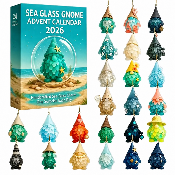 Mini Animal Advent Calendar With Sea Glass | Christmas