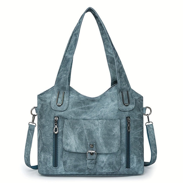 Women’s Vintage Shoulder Bag | Multi-Pocket