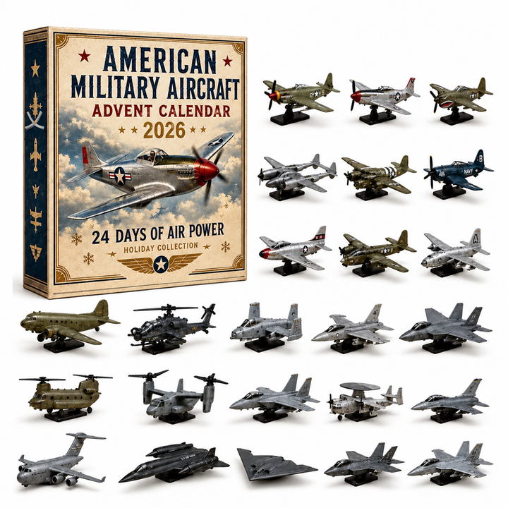 Aircraft And Tank Advent Calendar 24 Days | Christmas