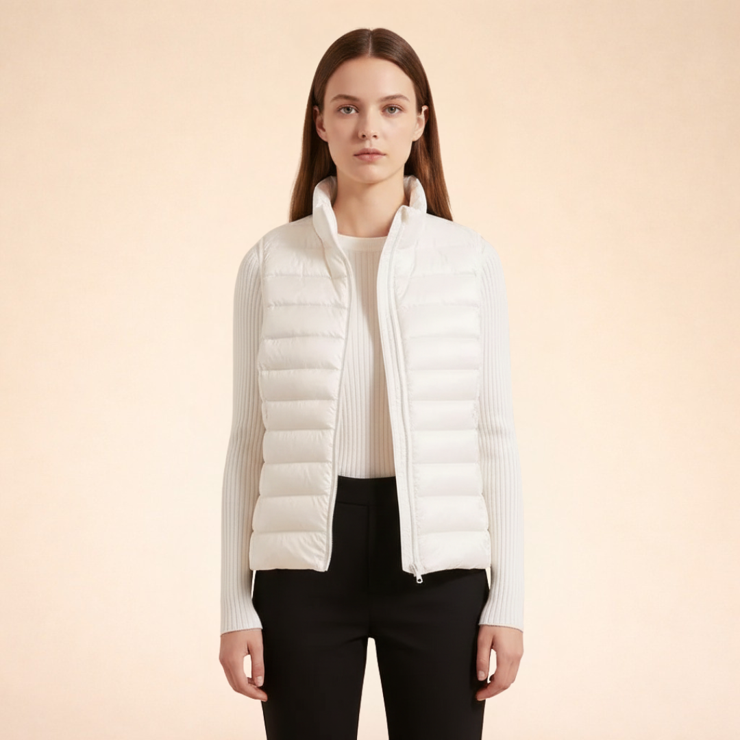 Women's Quilted Puffer Vest | Zip Up