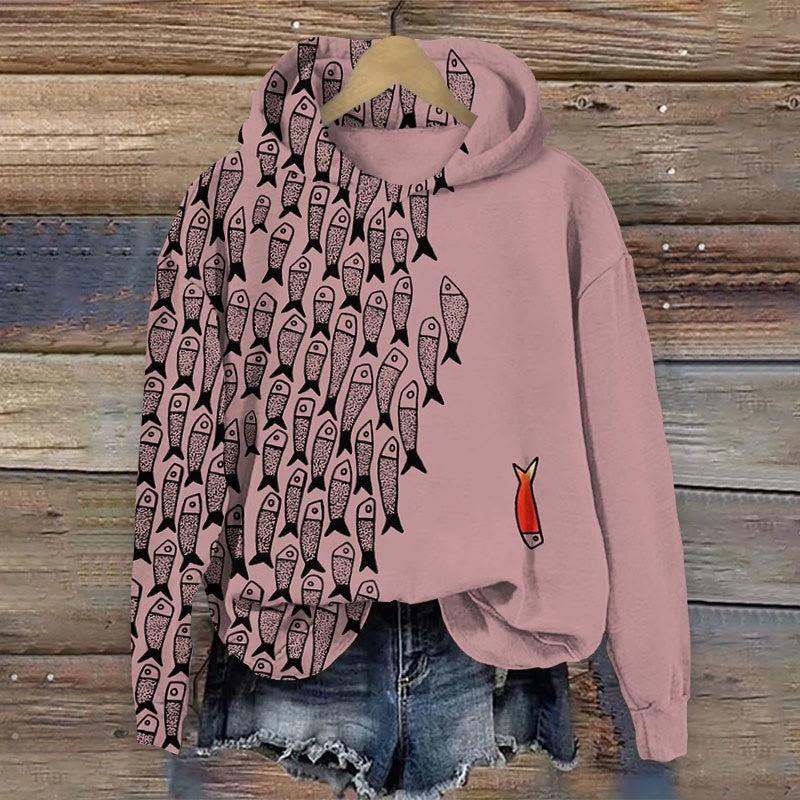 Women's Oversized Streetwear Graphic Hoodie | Printed