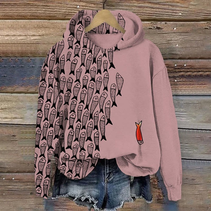 Women's Oversized Streetwear Graphic Hoodie | Printed
