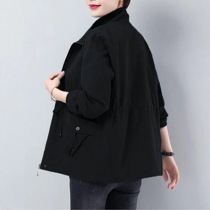 Women's Oversized Zip Up Winter Jacket | Collared