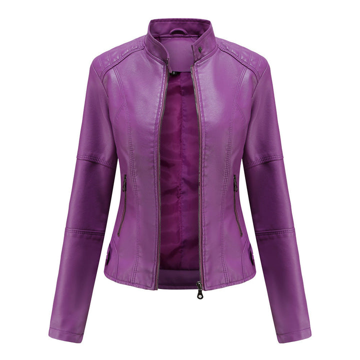 Women's Moto-Style Zip-Front Jacket | Casual
