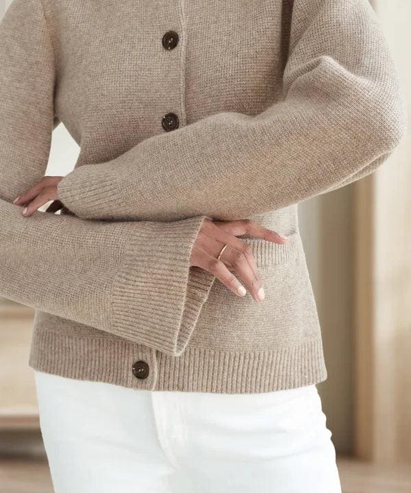Women's Chic Knitted Cardigan | Button Front