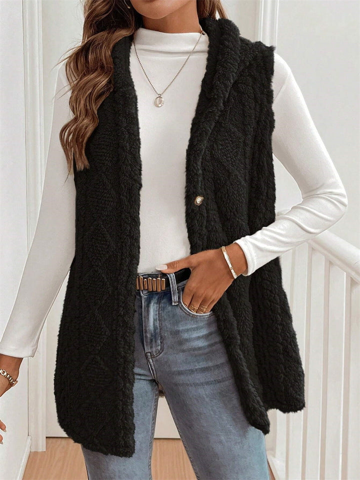 Women's Chic Sleeveless Vest | Textured