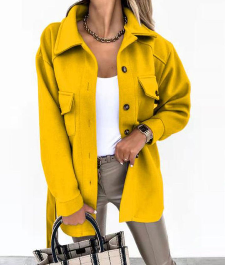 Women's Oversized Shirt Jacket | Button-Front
