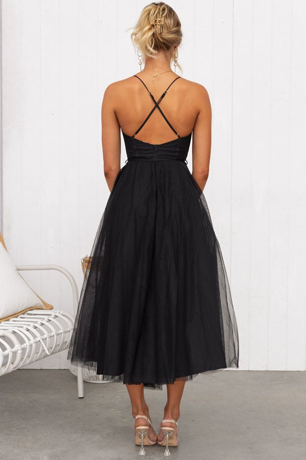 Women's Corset Wedding Guest Dress | Midi