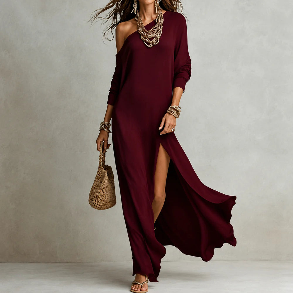 Women's One Shoulder Summer Dress | Maxi