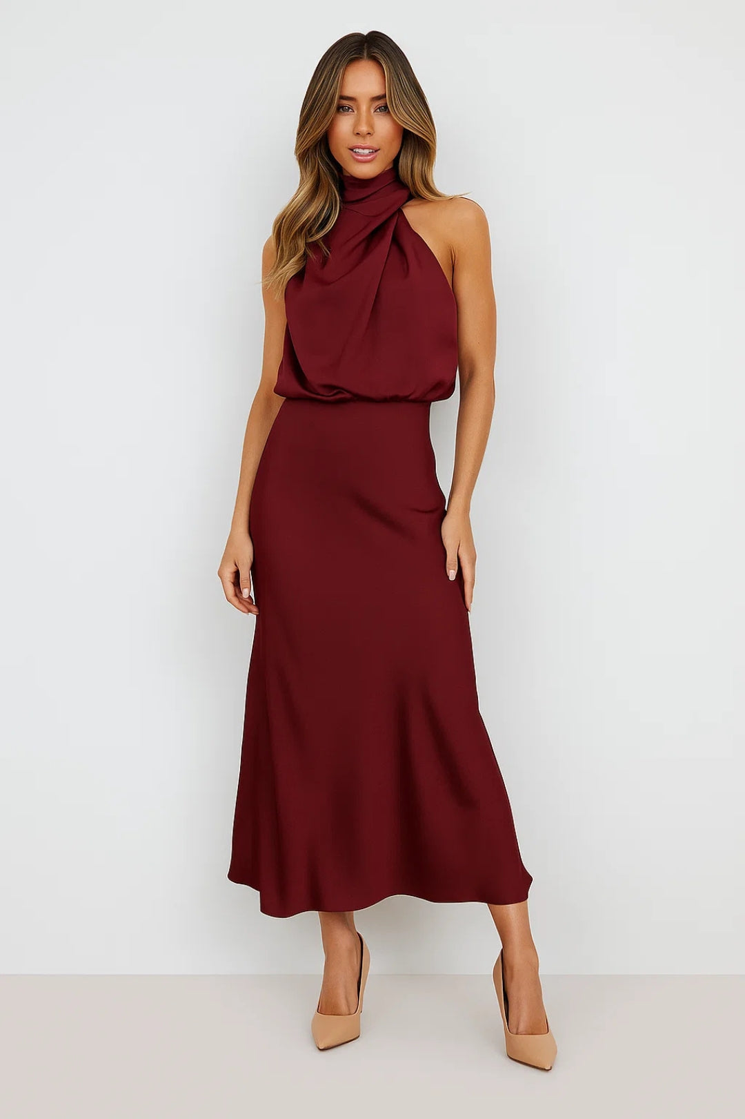 Women's Elegant Wedding Guest Dress | Midi