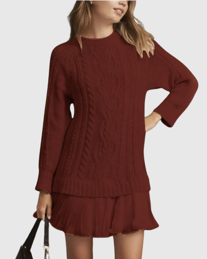Women's Winter Jumper Dress | Mini