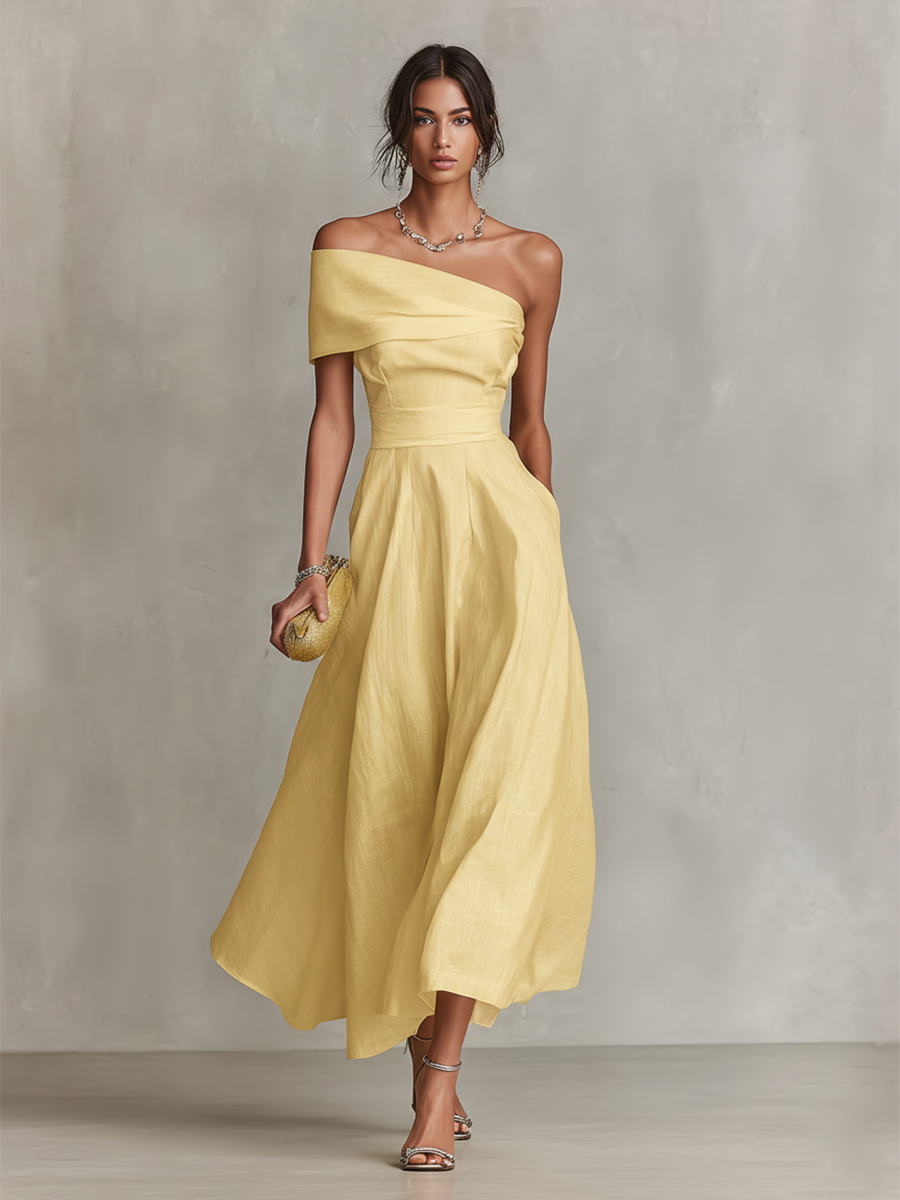 Women's One-Shoulder Formal Dress | Maxi