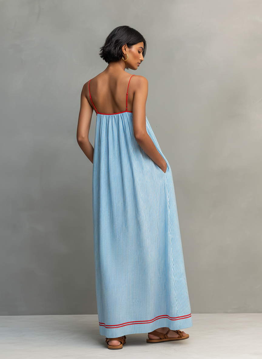 Women's Spaghetti Strap Summer Dress | Maxi